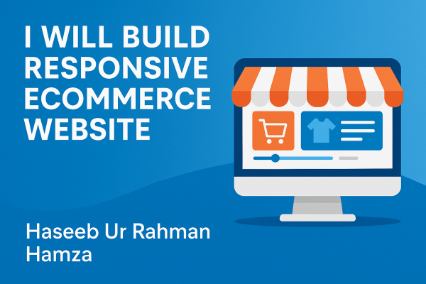 ✅ I Will Build a Responsive eCommerce Website for Your Online Business