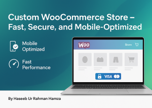 ✅ I Will Design a Custom eCommerce Store with WooCommerce