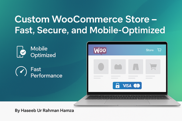 ✅ I Will Design a Custom eCommerce Store with WooCommerce